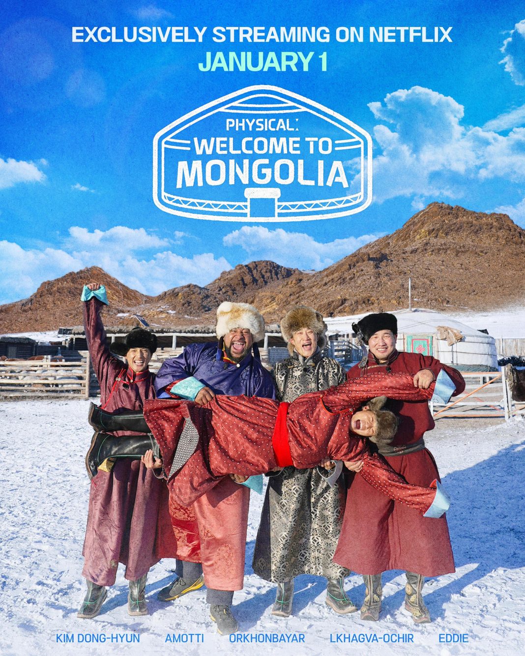 Нэтфликс “Physical: Welcome to Mongolia” шоуны анхны постерыг дэлгэж, огноог нь зарлав