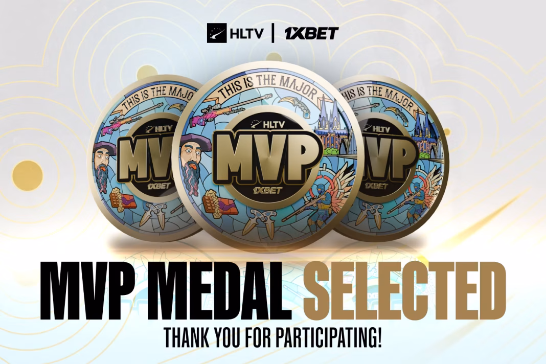 IEM Cologne Major MVP medal, made together with 1xBET