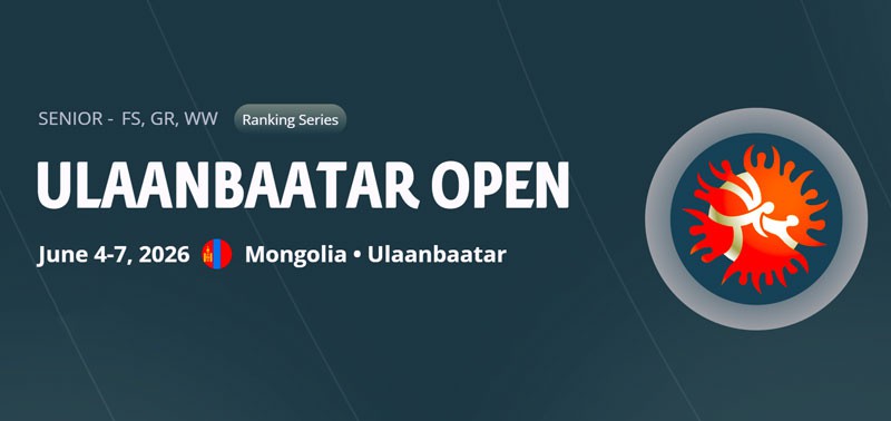 "Улаанбаатар Опен-2026" чөлөөт бөхийн цуврал тэмцээний эргэн тойронд 1 Улаанбаатар Опен-2026