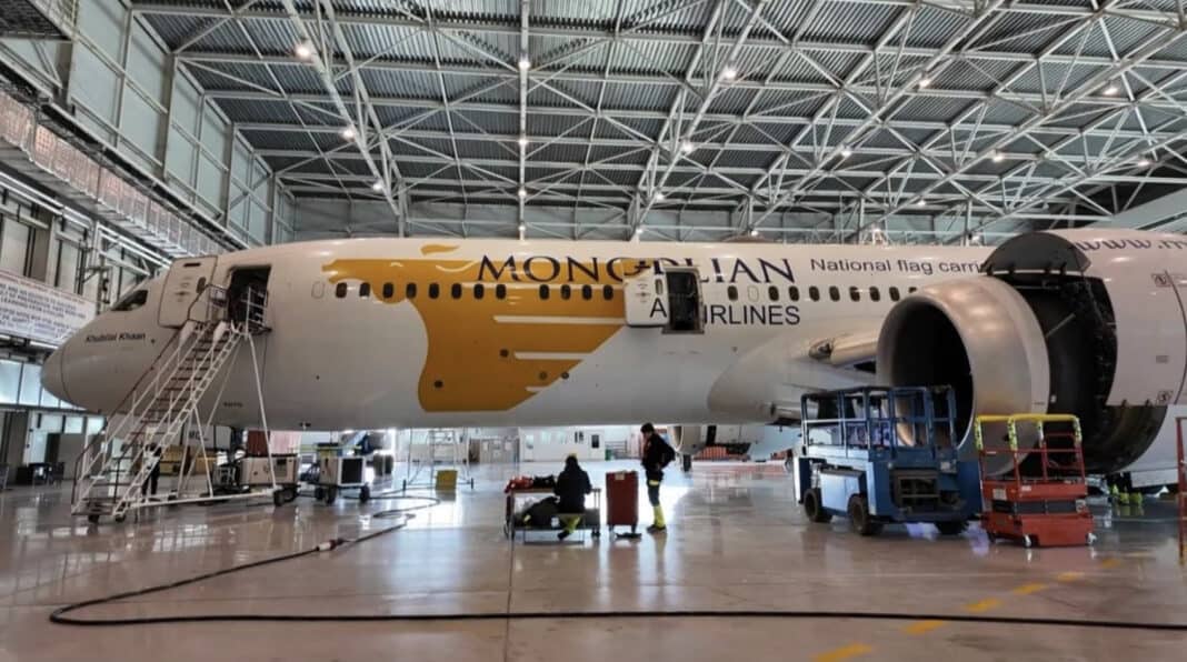 МИАТ анх удаа Боинг 787-9 онгоцыг хүнд засварт оруулж, шинэ чадавхтай боллоо