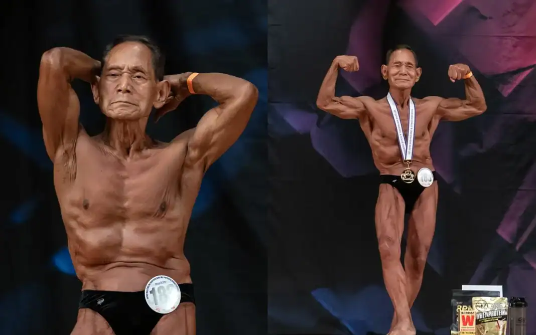 90 настай Toshisuke Kanazawa төрсөн өдрийнхөө маргааш Японы бодибилдингийн аварга болжээ